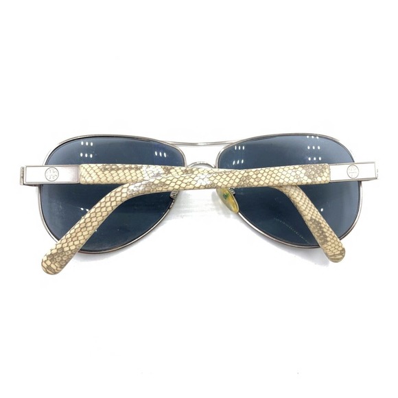 Tory Burch TY6010 103/T5 Aviator Snake Tan Brown Sunglasses Frames 57-14 135 - Picture 11 of 12